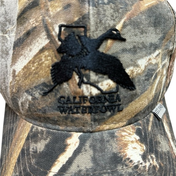 NWT California Waterfowl Camo Realtree Max 5 Hat OS - Picture 5 of 6
